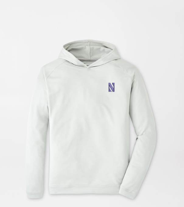 Northwestern Pine Performance Hoodie in British Grey