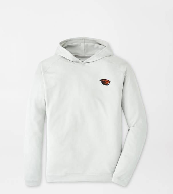 Oregon State Pine Performance Hoodie in British Grey