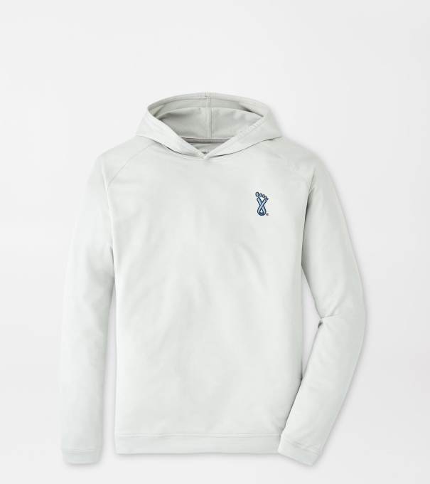 UNC Lineberger Cancer Center Pine Performance Hoodie in British Grey