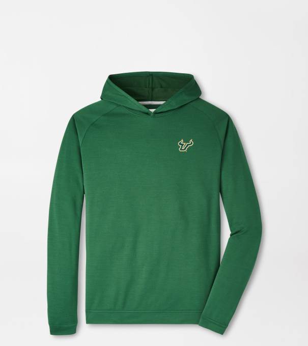 University of South Florida Pine Performance Hoodie in Green1