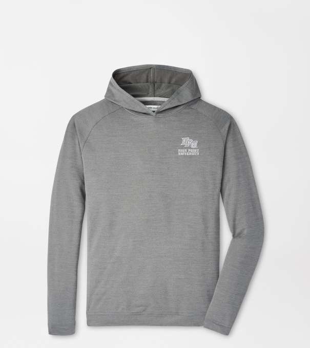 High Point University Pine Performance Hoodie in Iron