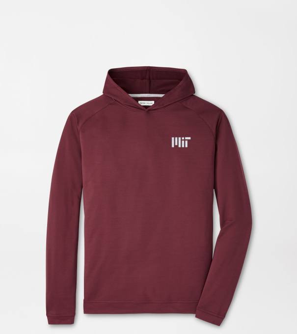MIT Pine Performance Hoodie in Maroon3