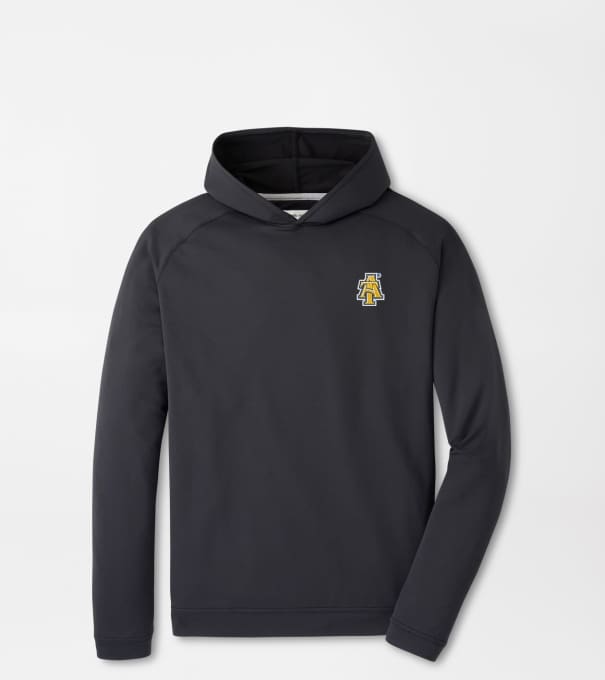 NC A&T Pine Performance Hoodie in Black