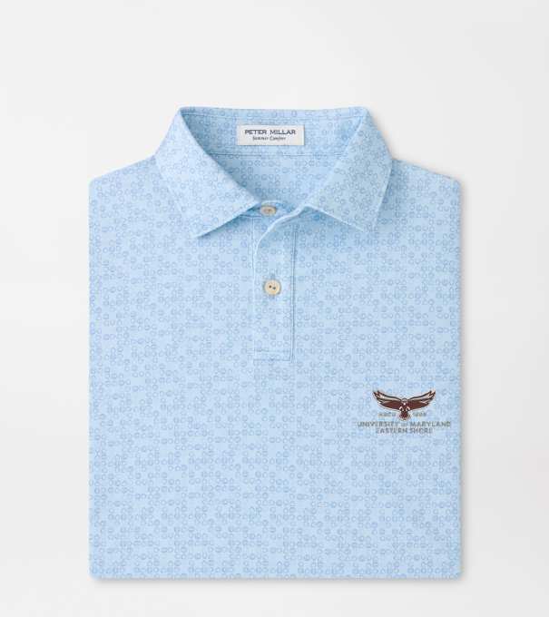 Maryland Eastern Shore Bases Loaded Youth Performance Jersey Polo in PALE BLUE