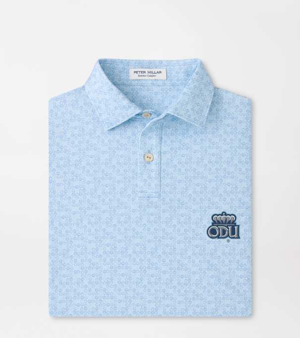 Old Dominion University Bases Loaded Youth Performance Jersey Polo in PALE BLUE