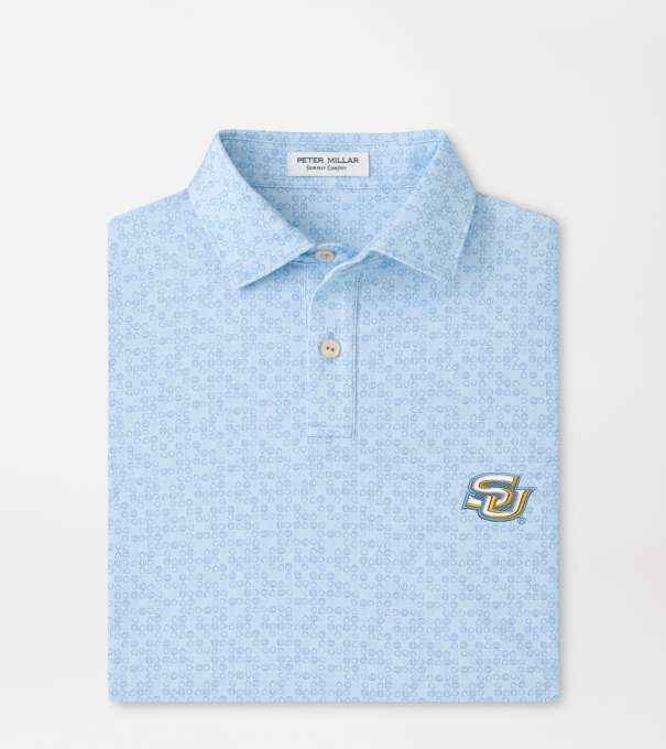 Southern University Bases Loaded Youth Performance Jersey Polo in PALE BLUE