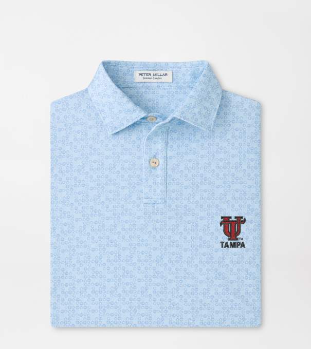 Tampa Bases Loaded Youth Performance Jersey Polo in PALE BLUE