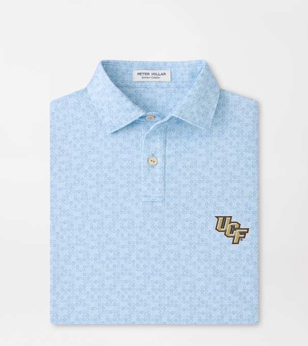 UCF Bases Loaded Youth Performance Jersey Polo in PALE BLUE