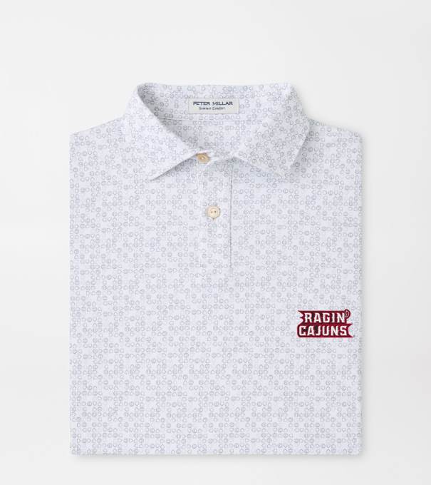 Louisiana at Lafayette Bases Loaded Youth Performance Jersey Polo in White