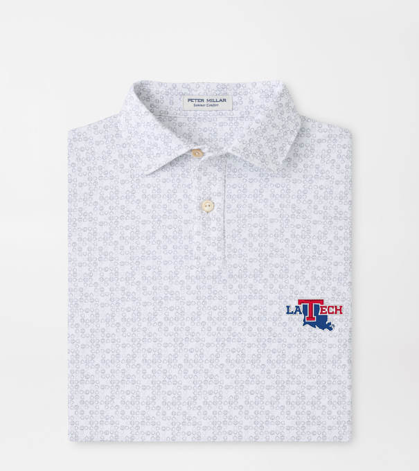Louisiana Tech Bases Loaded Youth Performance Jersey Polo in White