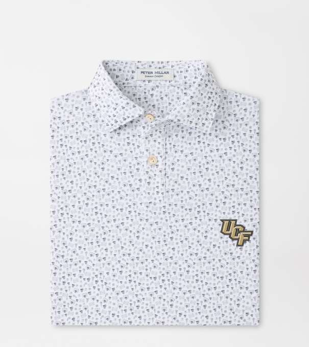 UCF Buzzer Beater Youth Performance Jersey Polo in White