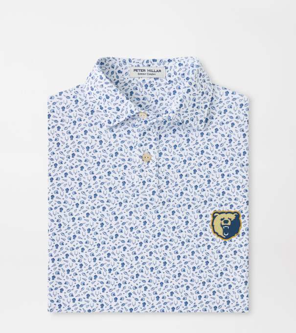Morgan State Kick Off Youth Performance Jersey Polo in Blue Frost