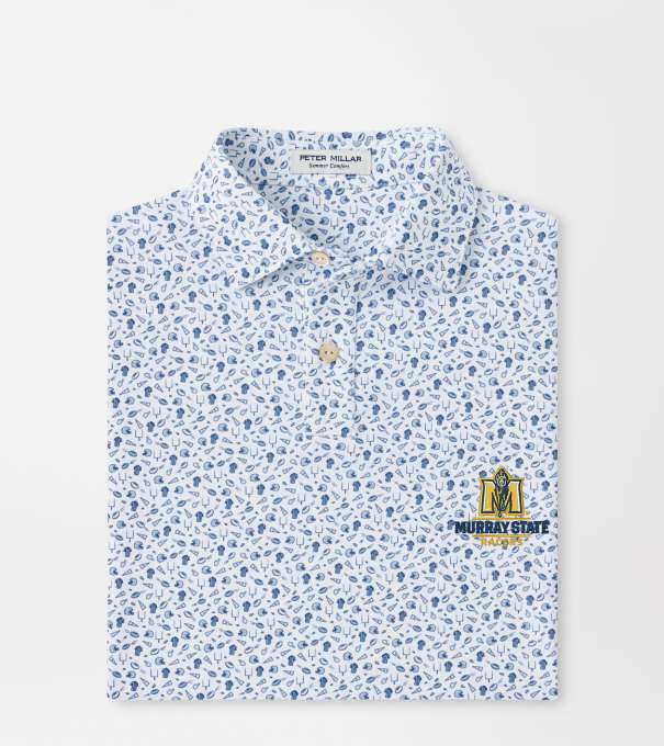 Murray State Kick Off Youth Performance Jersey Polo in Blue Frost