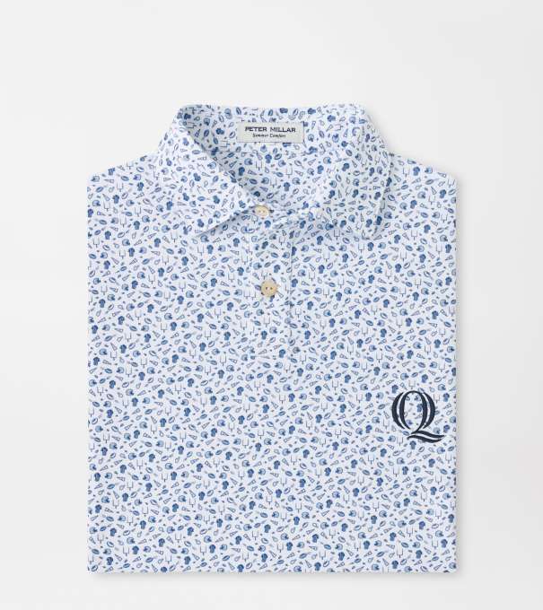 Quinnipiac Kick Off Youth Performance Jersey Polo in Blue Frost