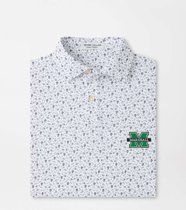 Marshall Kick Off Youth Performance Jersey Polo in Gale Grey