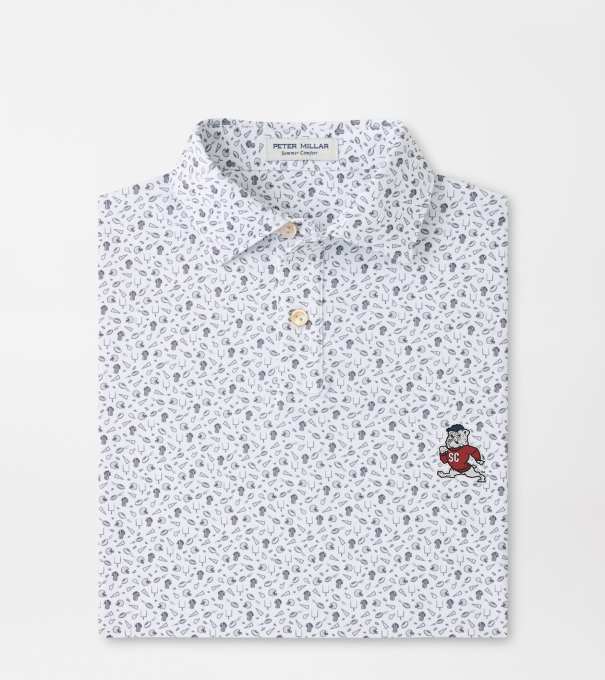 SC State Kick Off Youth Performance Jersey Polo in Gale Grey