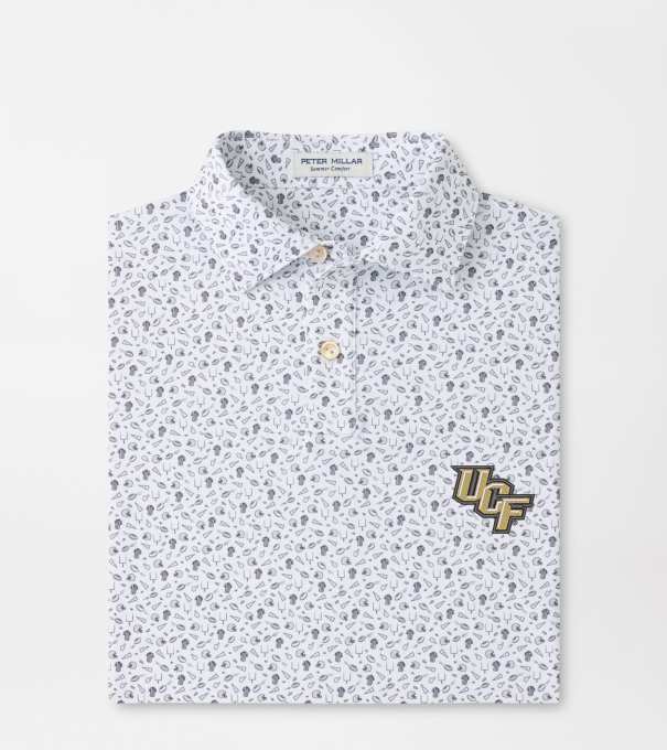 UCF Kick Off Youth Performance Jersey Polo in Gale Grey