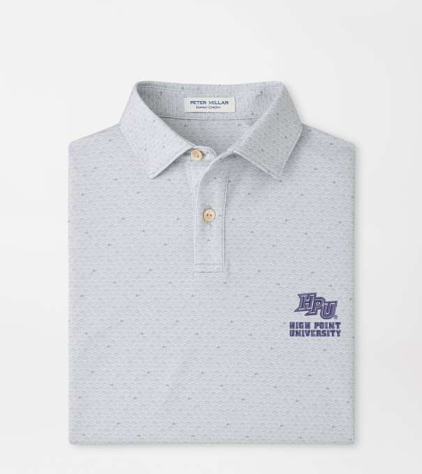 High Point University On The Ball Youth Performance Jersey Polo in British Grey