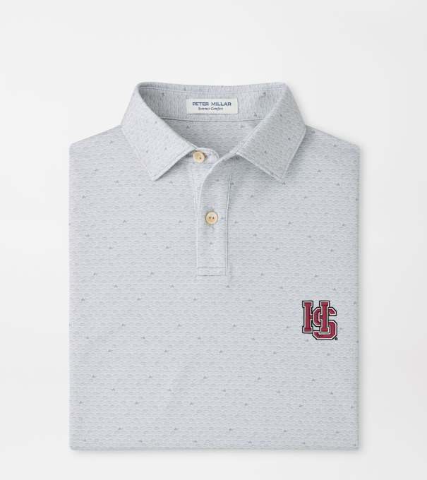 Hampden Sydney On The Ball Youth Performance Jersey Polo in British Grey