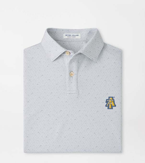 NC A&T On The Ball Youth Performance Jersey Polo in British Grey