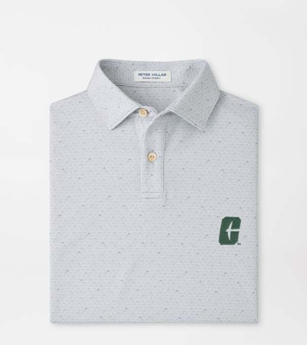 UNC Charlotte On The Ball Youth Performance Jersey Polo in British Grey