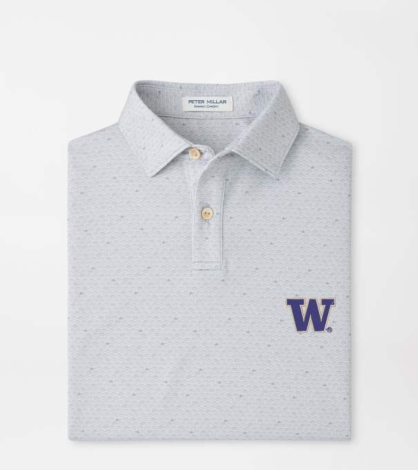 Washington On The Ball Youth Performance Jersey Polo in British Grey