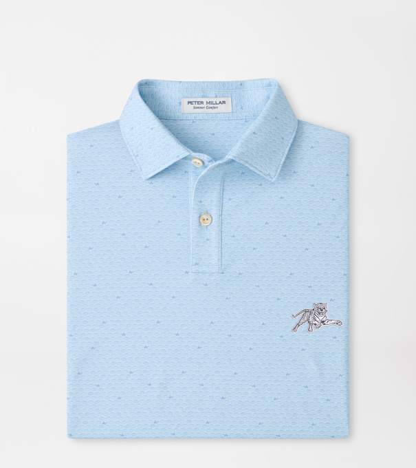 Jackson State On The Ball Youth Performance Jersey Polo in PALE BLUE