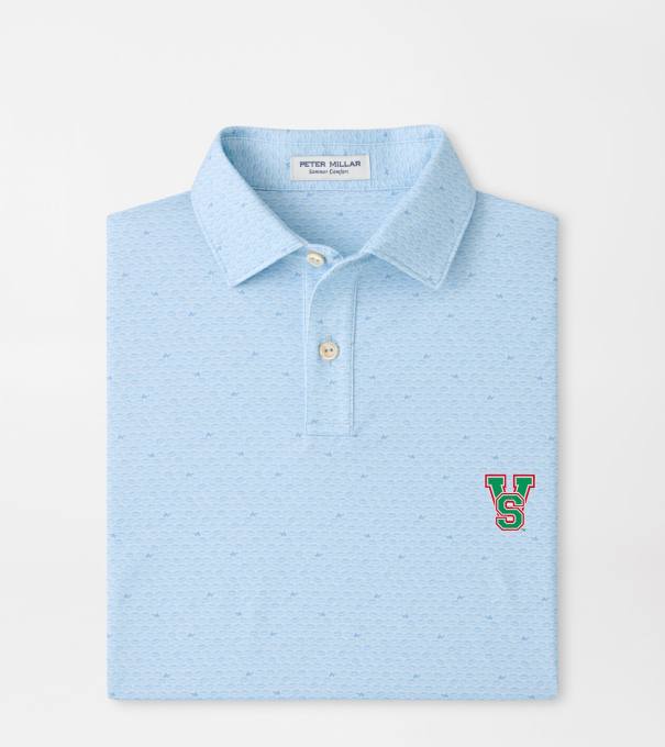 Mississippi Valley State On The Ball Youth Performance Jersey Polo in PALE BLUE