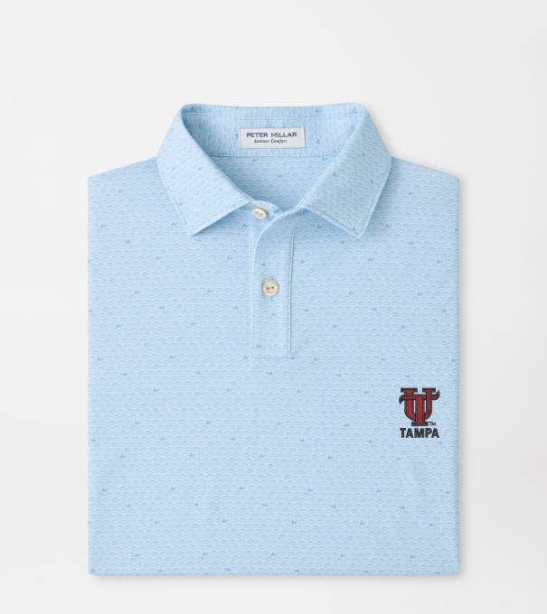 Tampa On The Ball Youth Performance Jersey Polo in PALE BLUE
