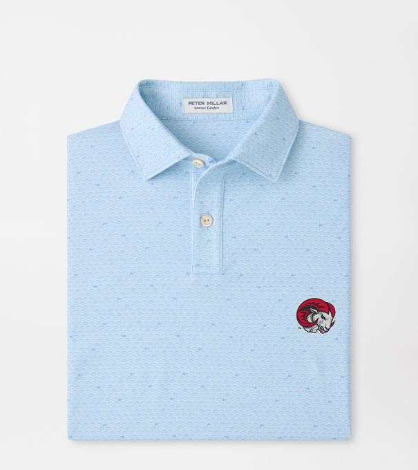 Winston Salem State On The Ball Youth Performance Jersey Polo in PALE BLUE