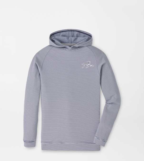 Jackson State Pine Youth Sugar Stripe Performance Hoodie in Navy