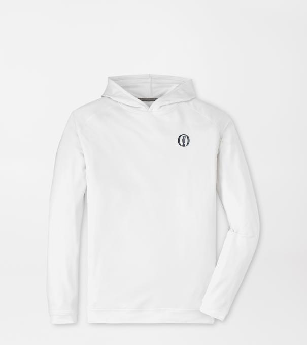 The Open Pine Performance Hoodie in White