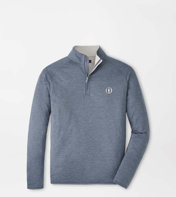 The Open Stealth Performance Quarter-Zip in Steel