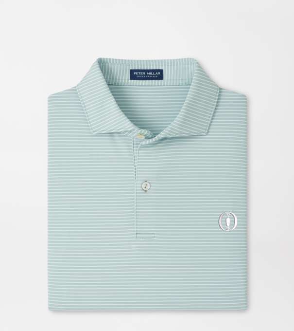 The Open Ballad Performance Jersey Polo in LIGHT WILLOW