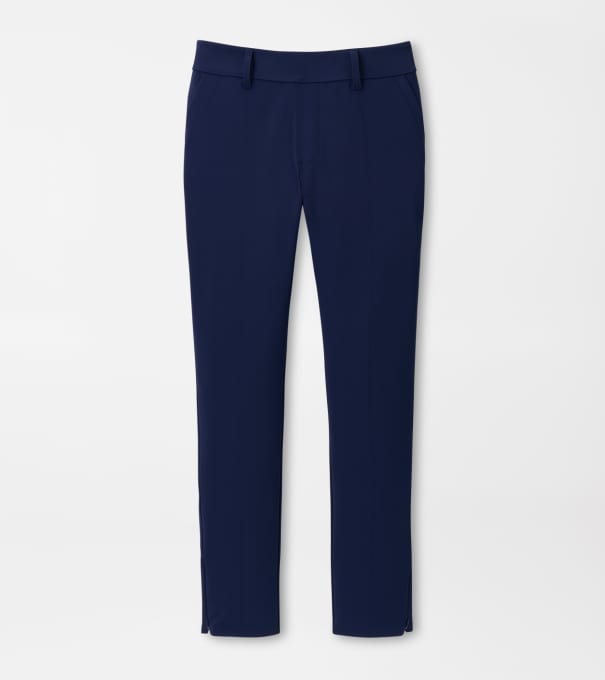 Bingham High Stretch Bonded Ankle Pant in Navy