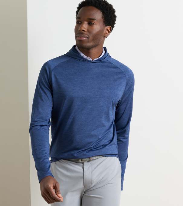 Stealth Performance Hoodie in Navy