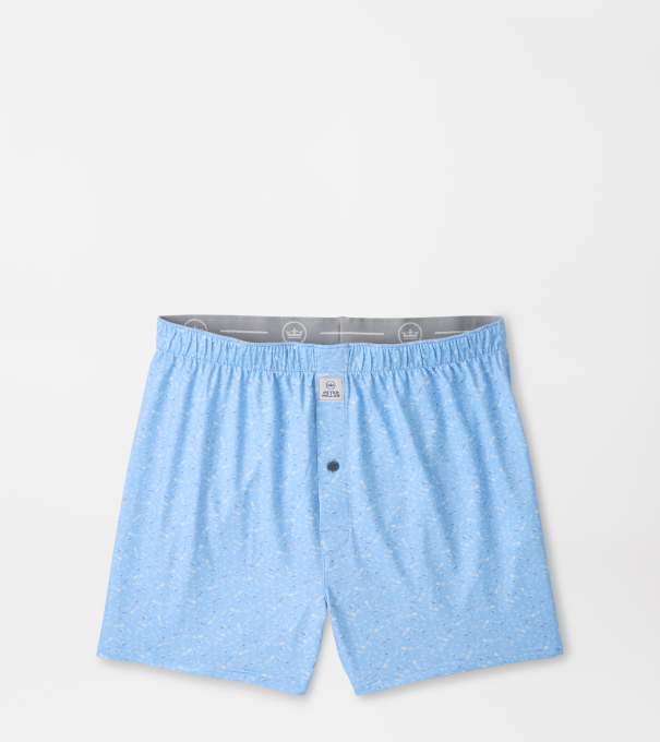 Track Record Performance Boxer Short in Cottage Blue