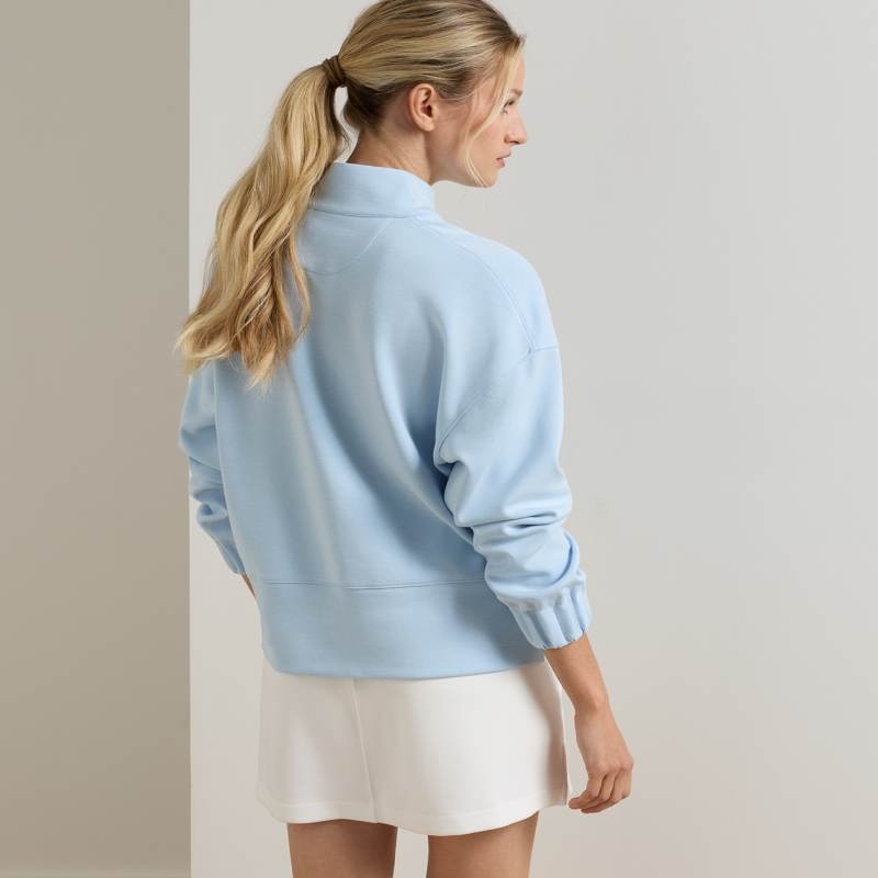 Flora Knit Mélange Half-Zip Pullover | Women's Tops | Peter Millar