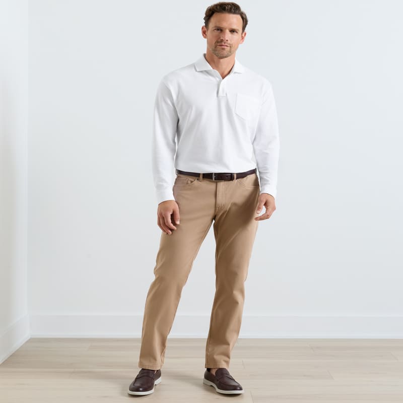 Crown Cotton Canvas Five-Pocket Pant | Men's Pants | Peter Millar