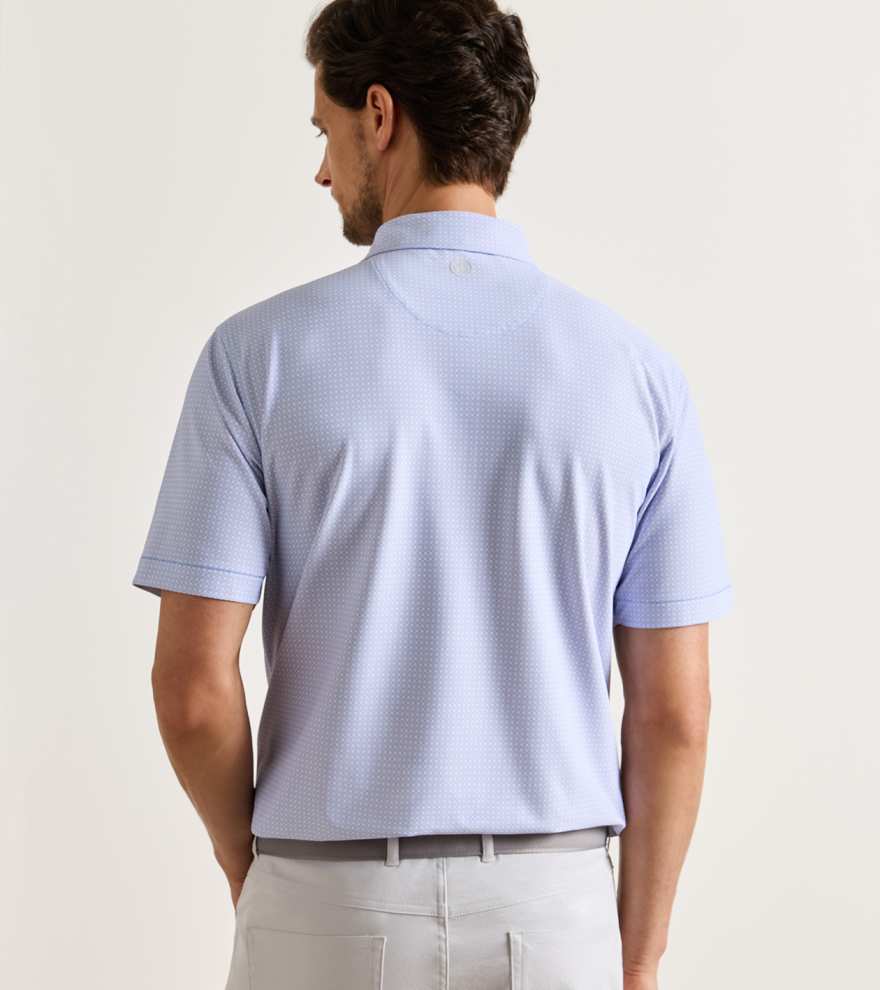 Mosaic Performance Mesh Polo - Alternate Image 2