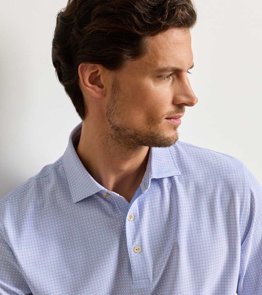 Mosaic Performance Mesh Polo - Alternate Image 4
