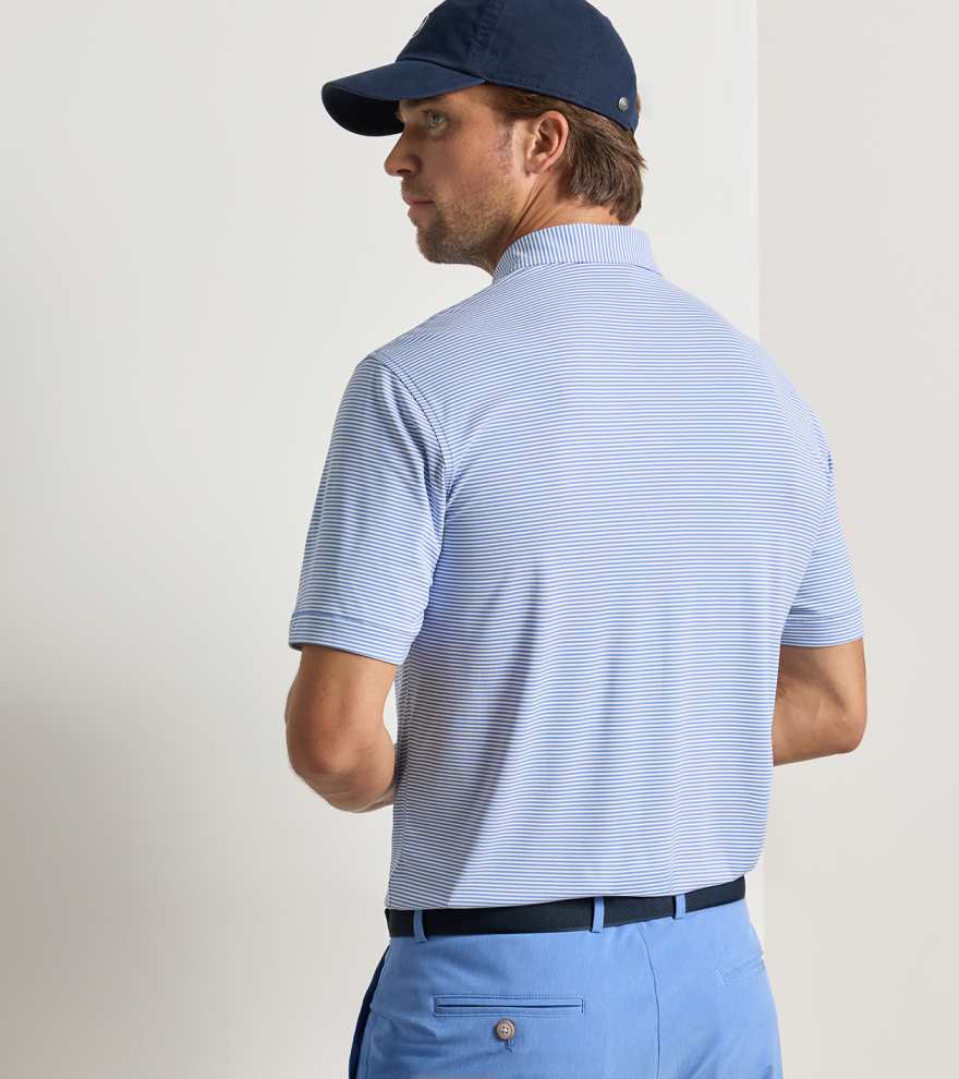 Featherweight Market Stripe Performance Polo - Alternate Image 2