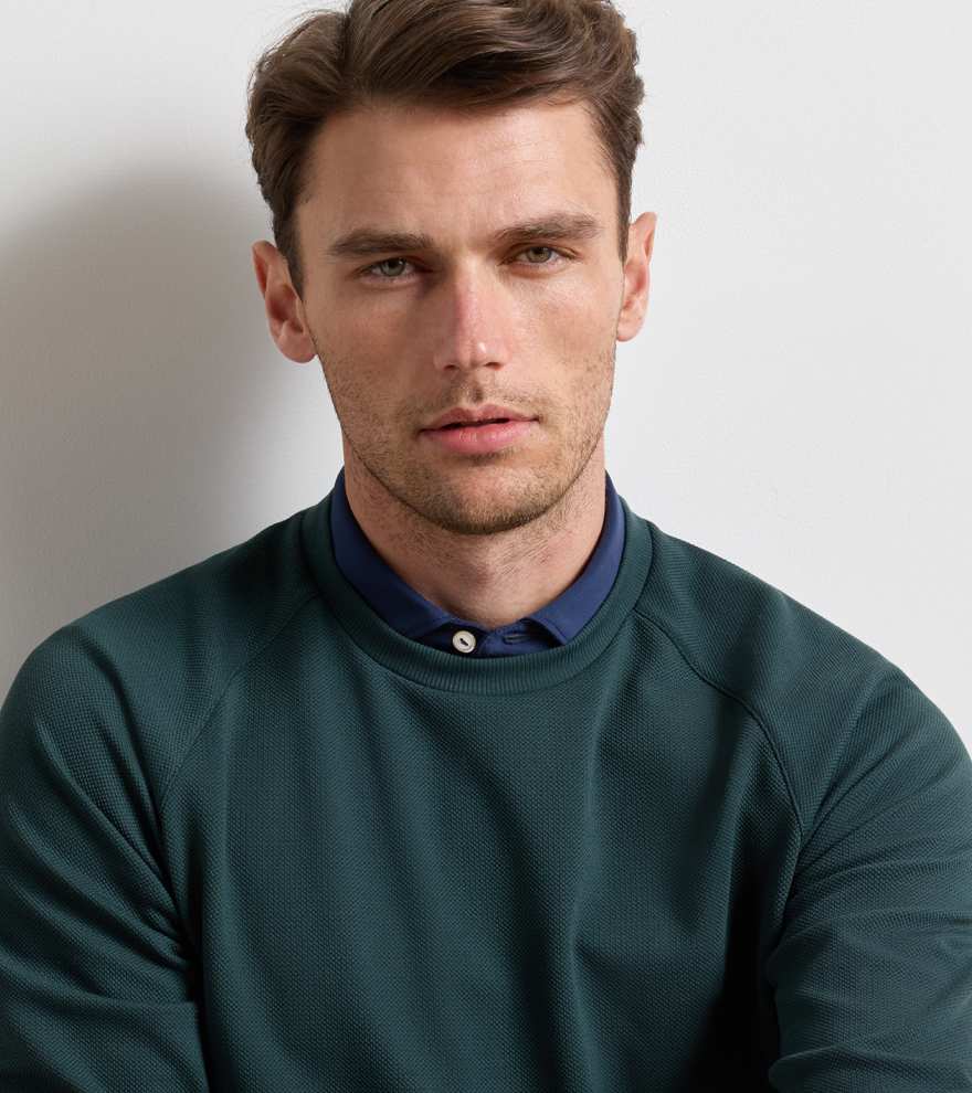Cradle Piqu&eacute; Performance Crewneck - Alternate Image 4