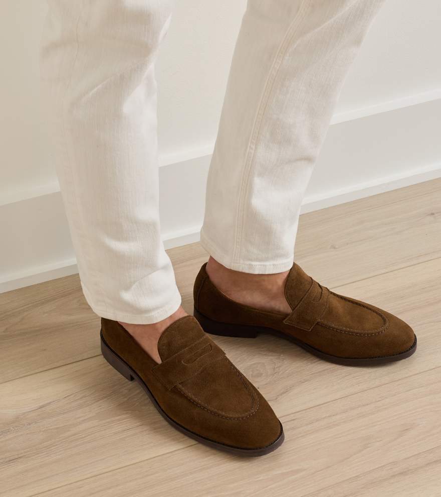 Madison Suede Penny Loafer - Alternate Image 1