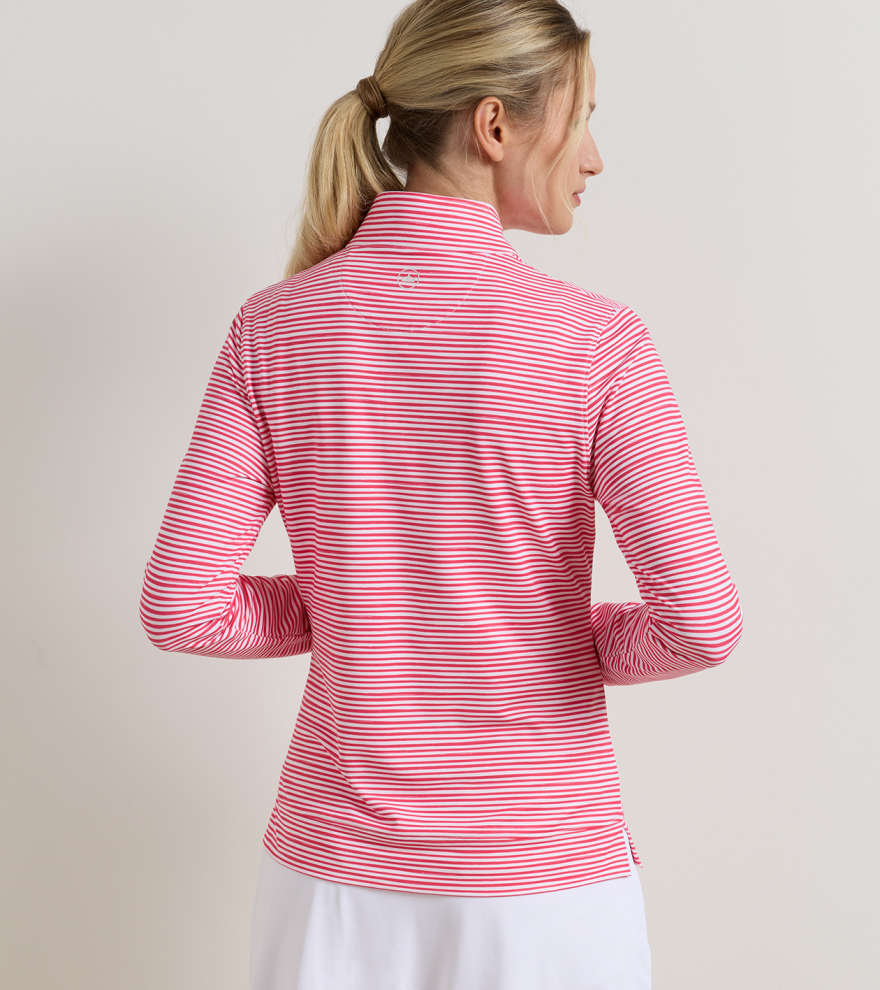Bunker Stripes Perth Performance Quarter-Zip - Alternate Image 2