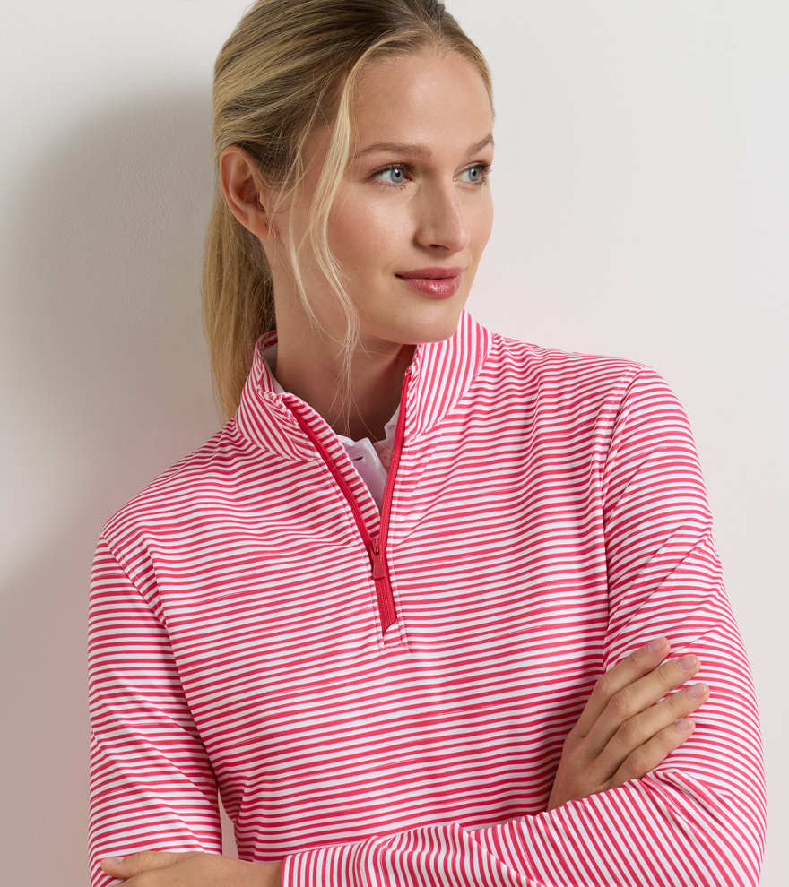 Bunker Stripes Perth Performance Quarter-Zip - Alternate Image 4