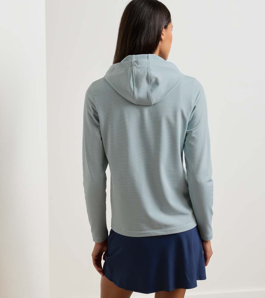 Sugar Stripe Pine Performance Hoodie - Alternate Image 2