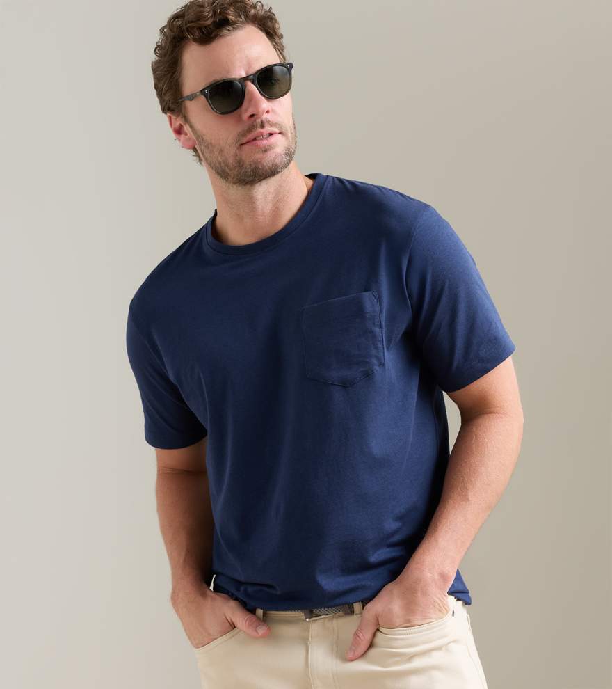 Crown Comfort Short-Sleeve Pocket Tee - Alternate Image 1