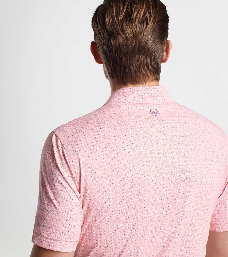 Lloyd Dot Geo Performance Jersey Polo - Alternate Image 3