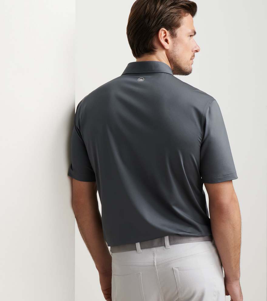 Solid Performance Jersey Polo - Alternate Image 2